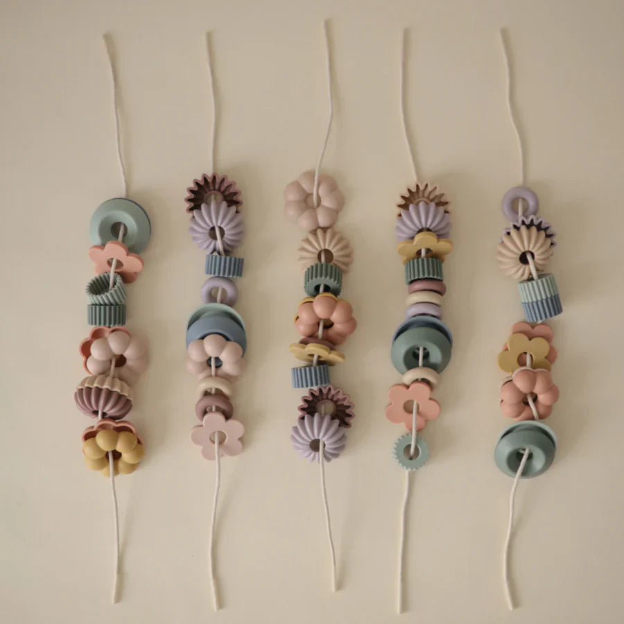 Mushie Bead Lacing Toy Set