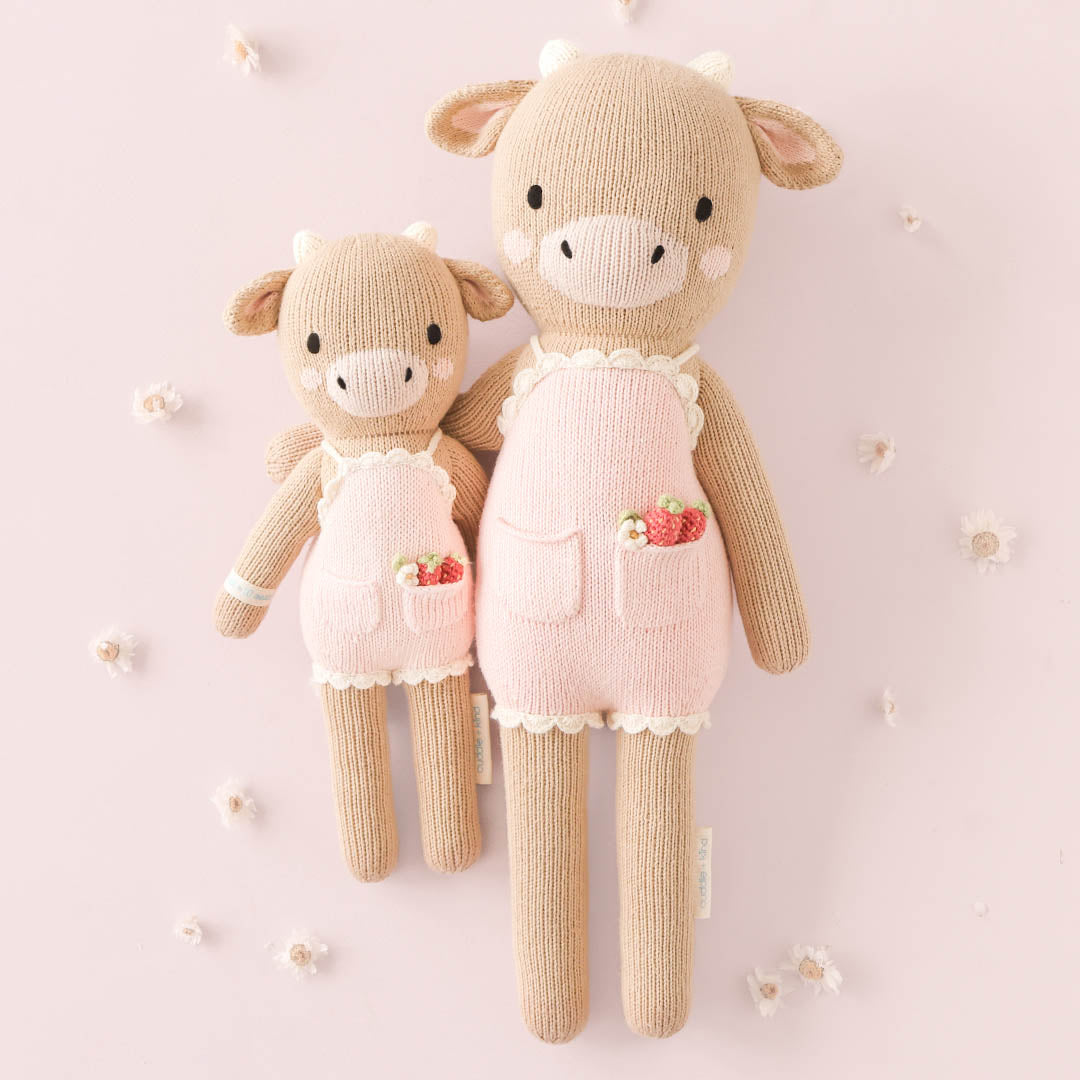 Cuddle and Kind Ava the Cow - Powder Pink