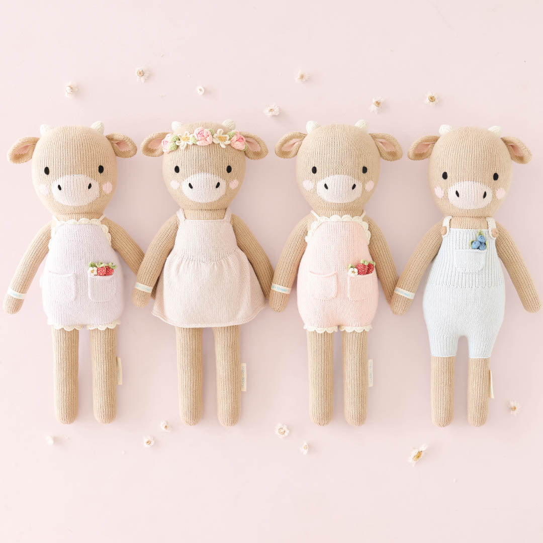 Cuddle and Kind Ava the Cow - Powder Pink