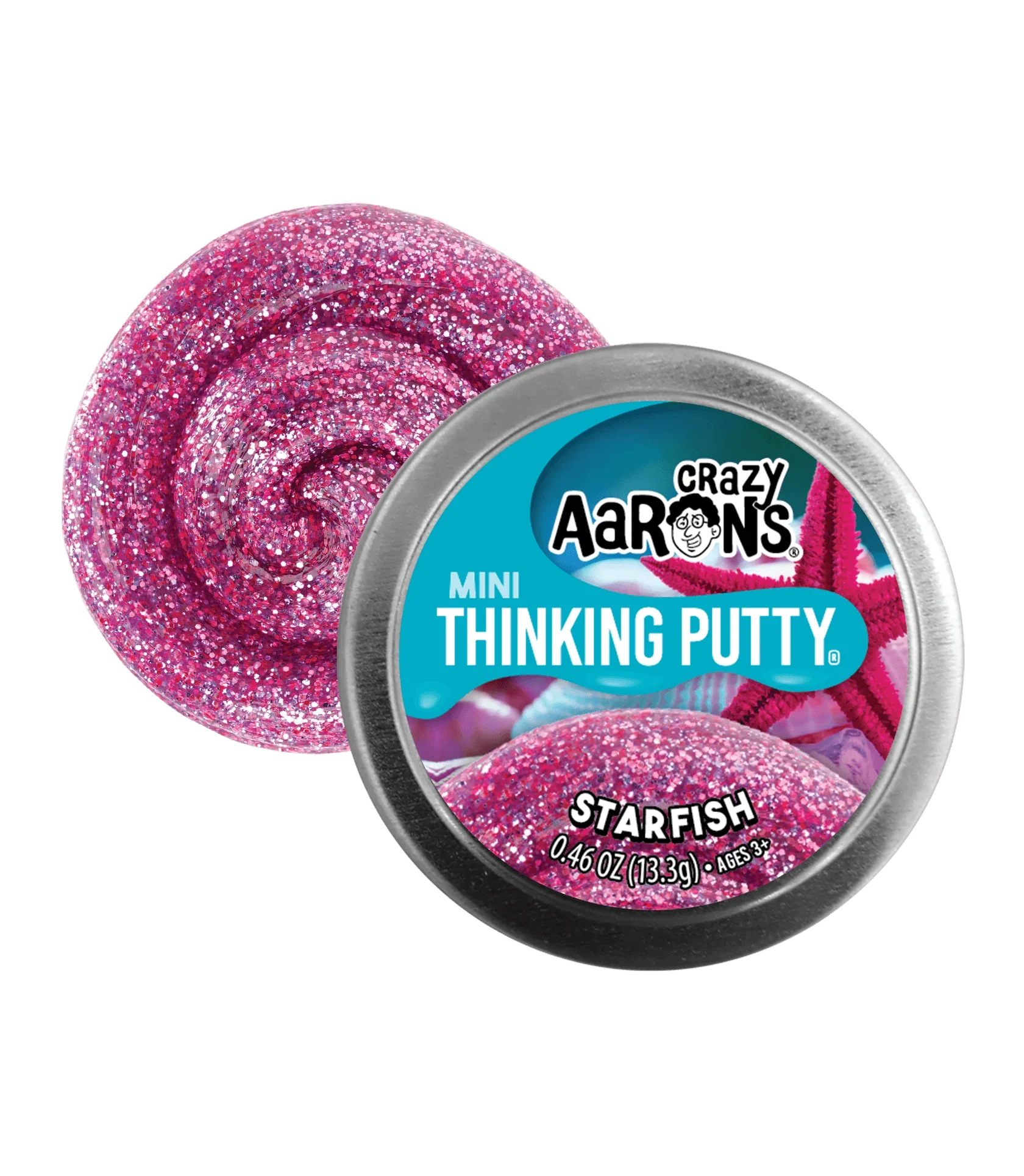 Crazy Aarons Mini Thinking Putty - Starfish