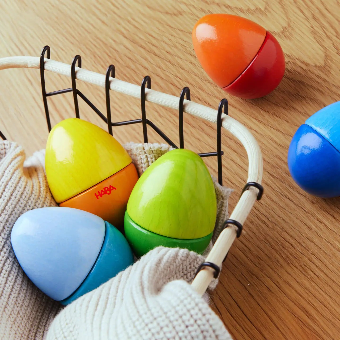HABA USA Fun with Sounds Wooden Eggs
