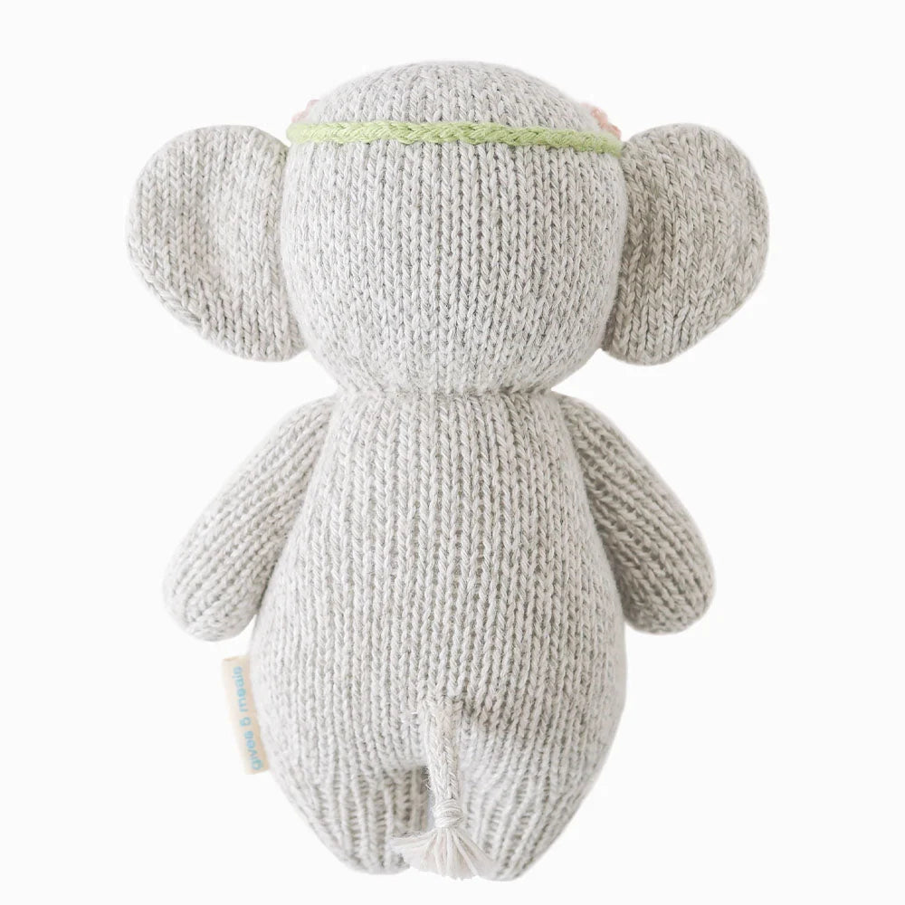 Cuddle and Kind Blush Floral Baby Elephant