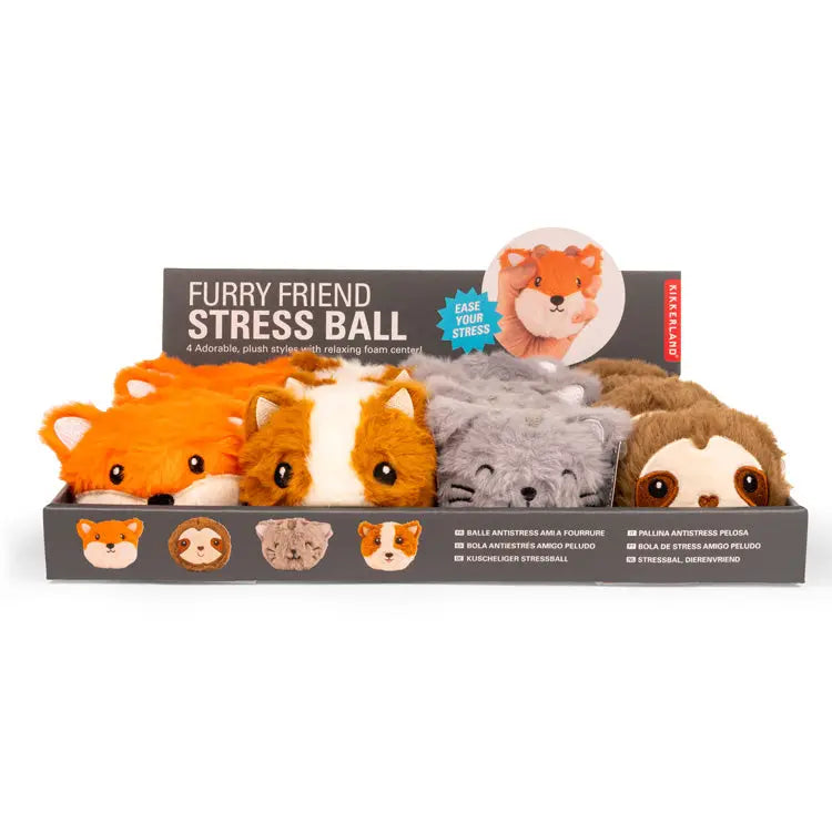 Kikkerland Design Inc Furry Friends Stress Balls