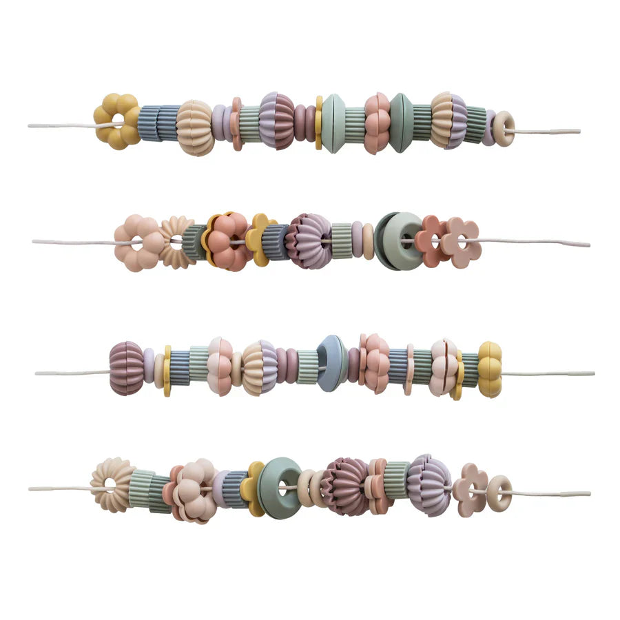 Mushie Bead Lacing Toy Set