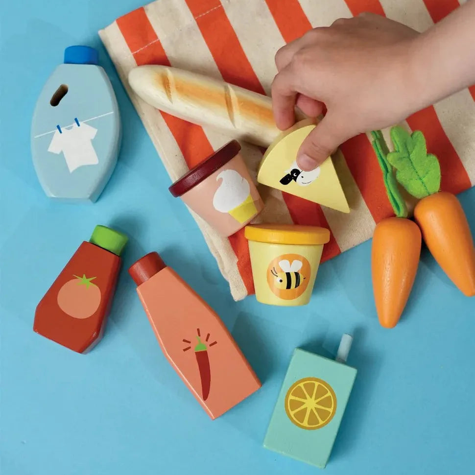 Mentari Toys Bargain Grocery Bag Set