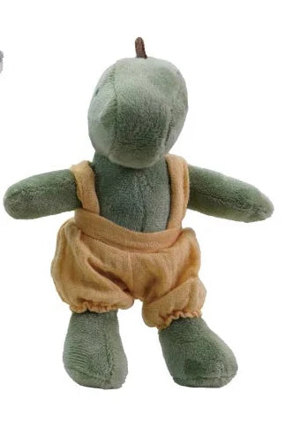 Creative Co op Plush Animal in Overalls