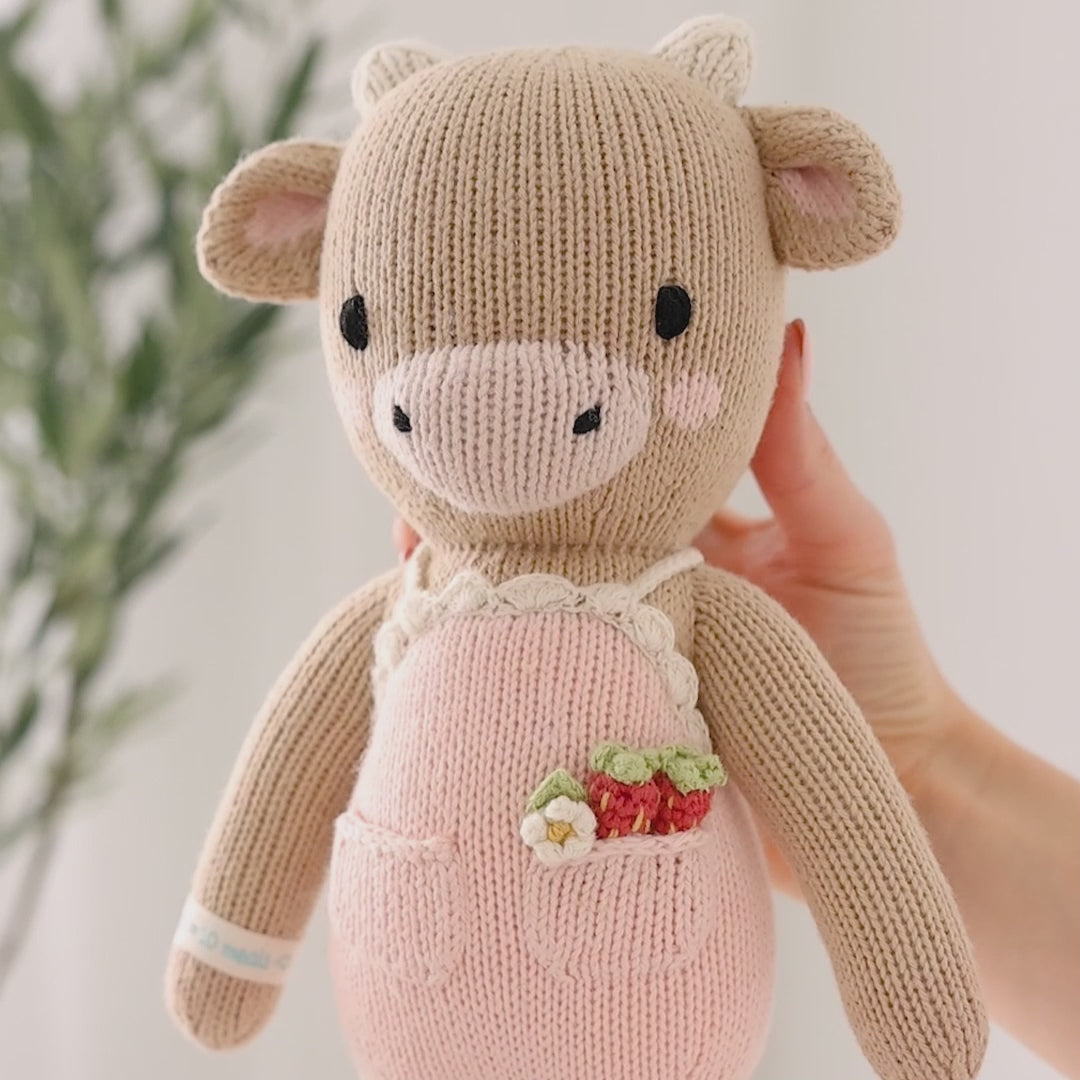 Cuddle and Kind Ava the Cow - Powder Pink