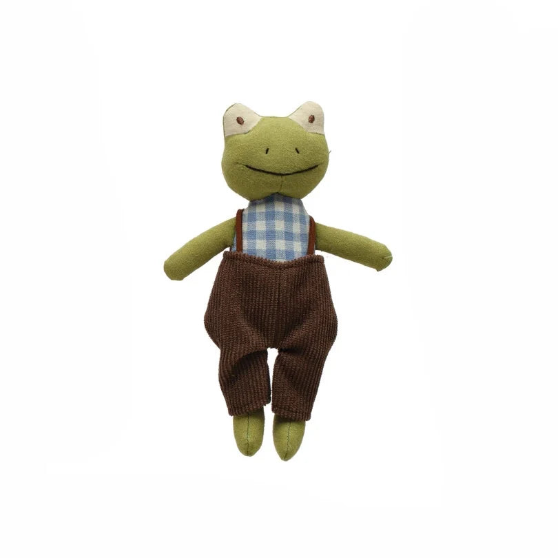 Creative Co-op Cotton Linen Mini Animal Doll