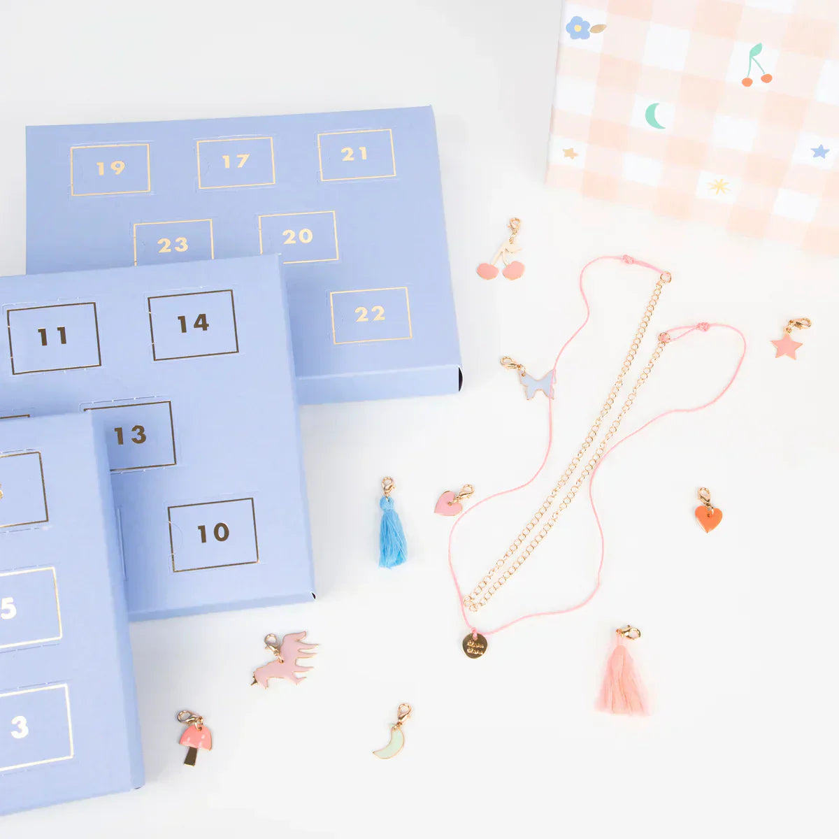 Ballerina Enamel Charm Necklace Advent Calendar