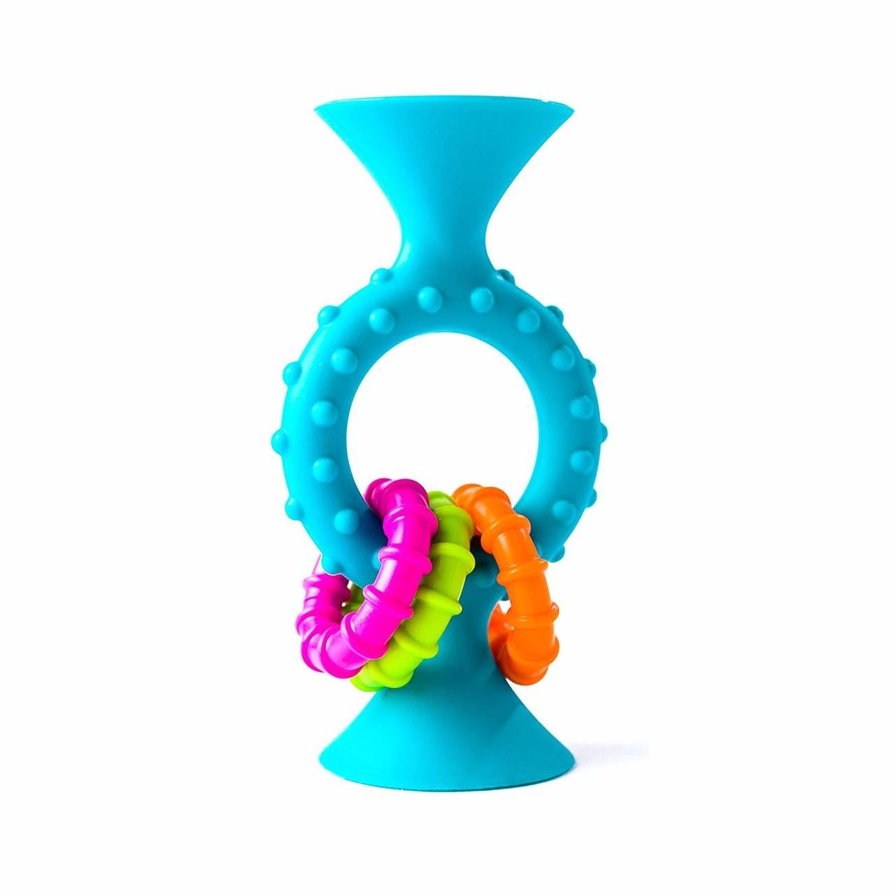 Fat Brain Toys PipSquigz Loops Suction Rattle Toy